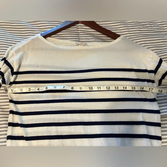 Gap Striped Luxe Boatneck Tee XS‎ - Picture 5 of 11